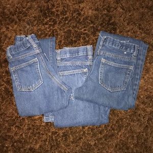 3 pairs of crazy 8 bootcut boy jeans in 12 slim